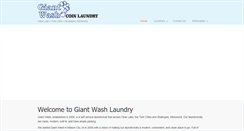 Desktop Screenshot of giantwashlaundry.com